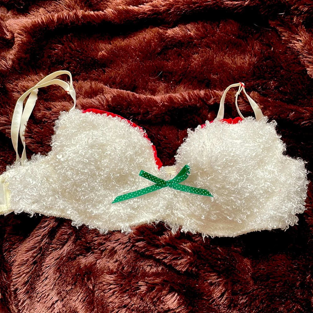 Vintage Holiday bra 1998. Bought from Fredericks of Hollywood in Hollywood store